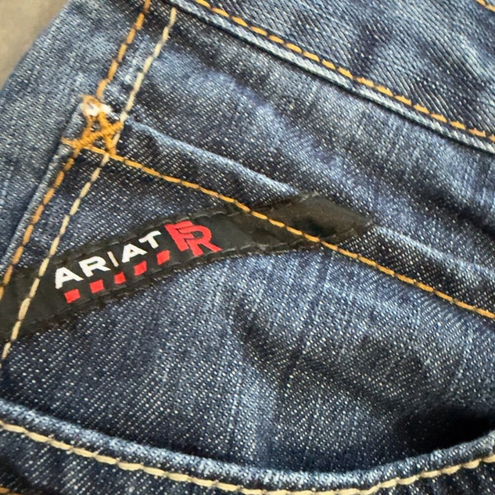Ariat FR M5 Straight Leg Jeans – 38x34 – Flame Resistant – USA Fabric - Picture 4 of 16